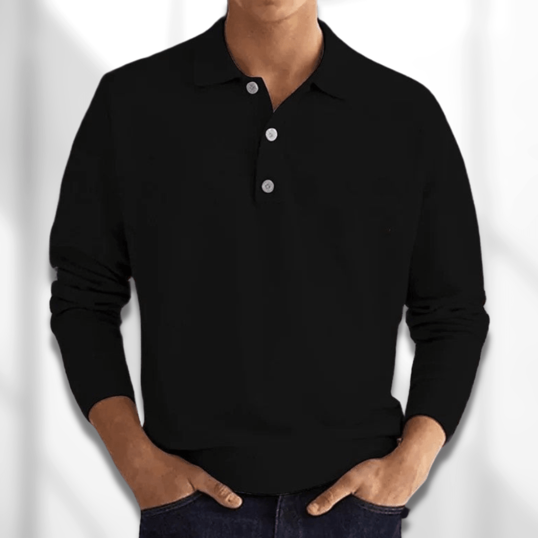 Evan - Versatile Button Up Men's Long Sleeve