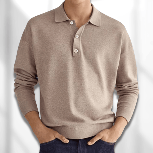 Evan - Versatile Button Up Men's Long Sleeve