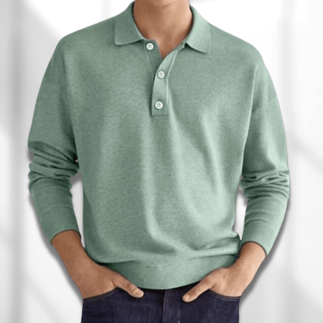 Evan - Versatile Button Up Men's Long Sleeve