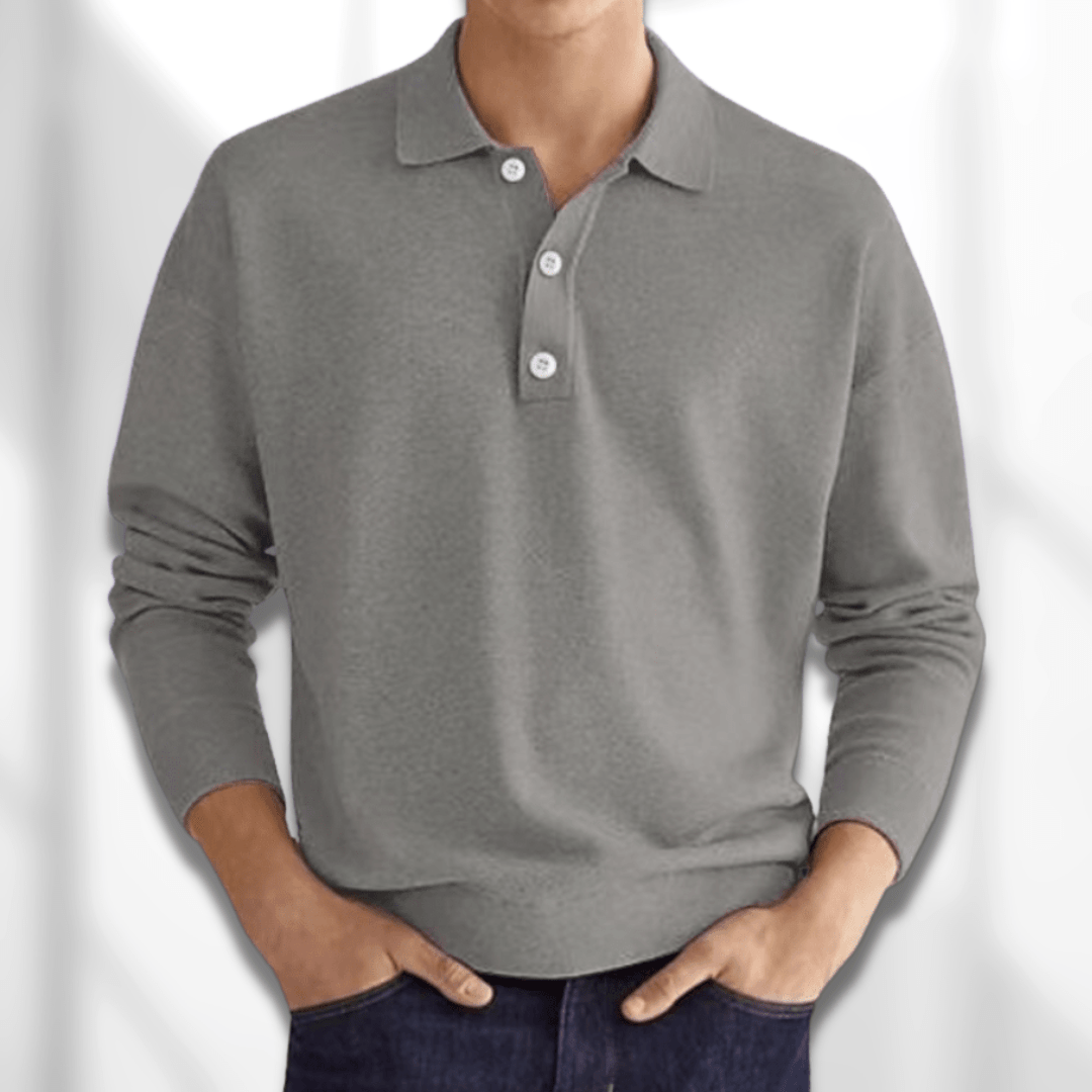 Evan - Versatile Button Up Men's Long Sleeve