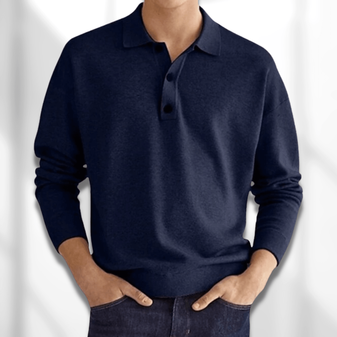 Evan - Versatile Button Up Men's Long Sleeve